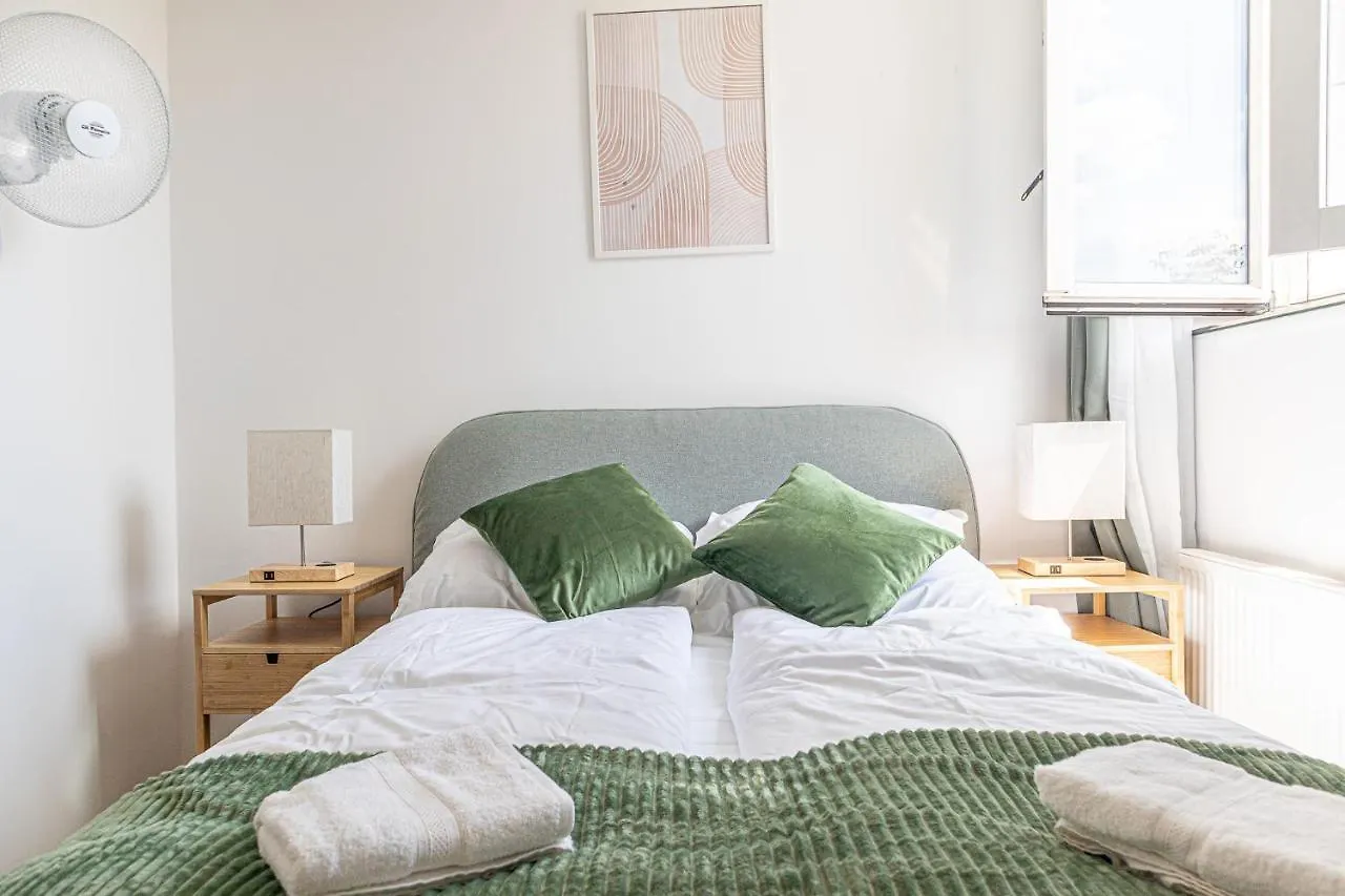 Charming 1Br And 1Lr Apt Modern Design Donaustadt Wiedeń 0*,