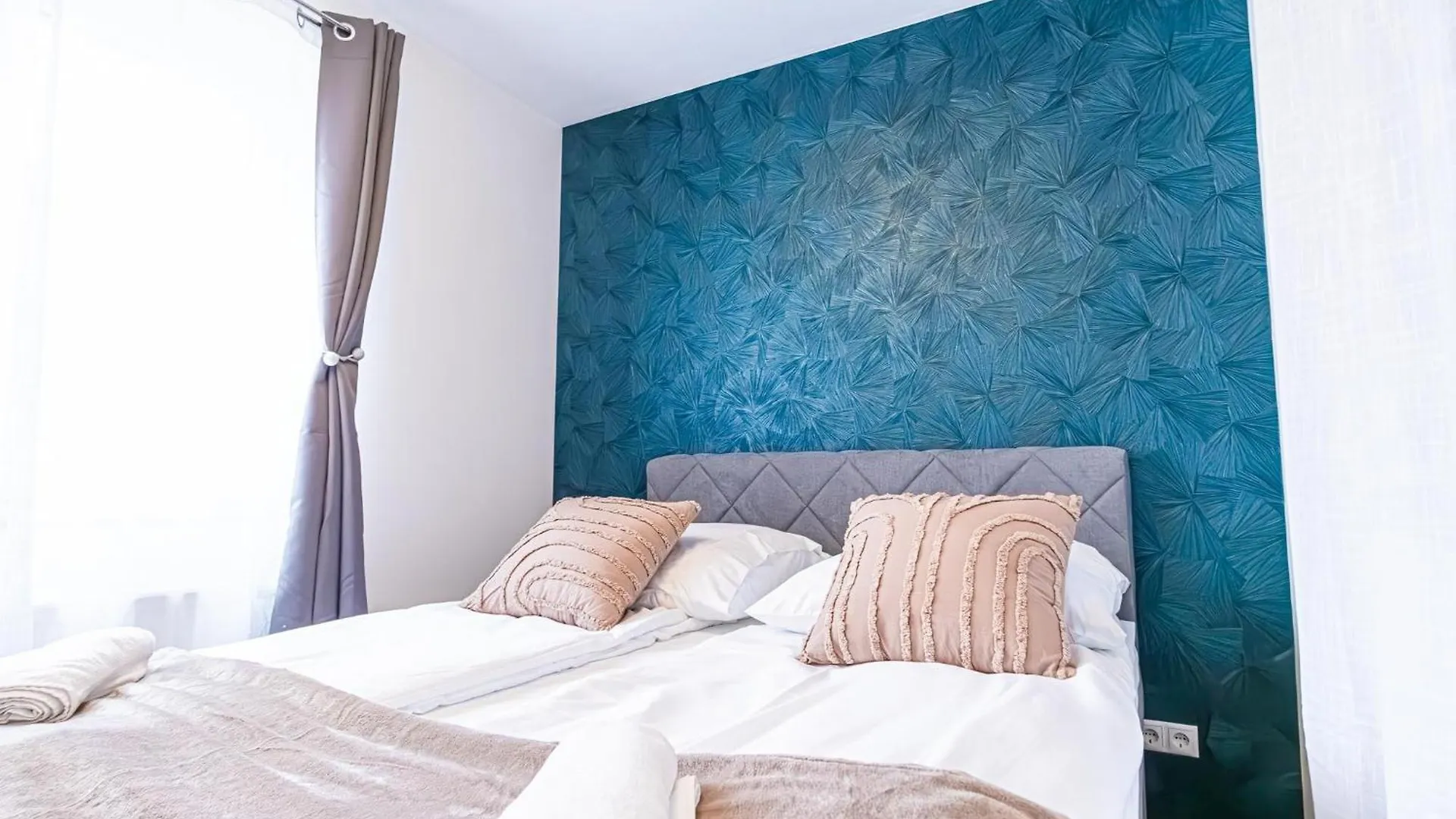 Charming 1Br And 1Lr Apt Modern Design Donaustadt Wiedeń Austria