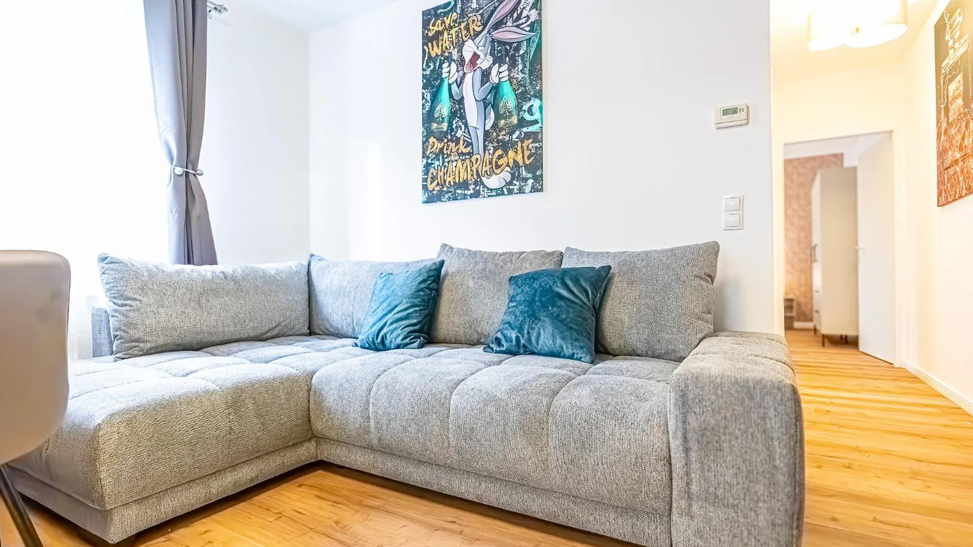 Apartament Charming 1Br And 1Lr Apt Modern Design Donaustadt Wiedeń Austria