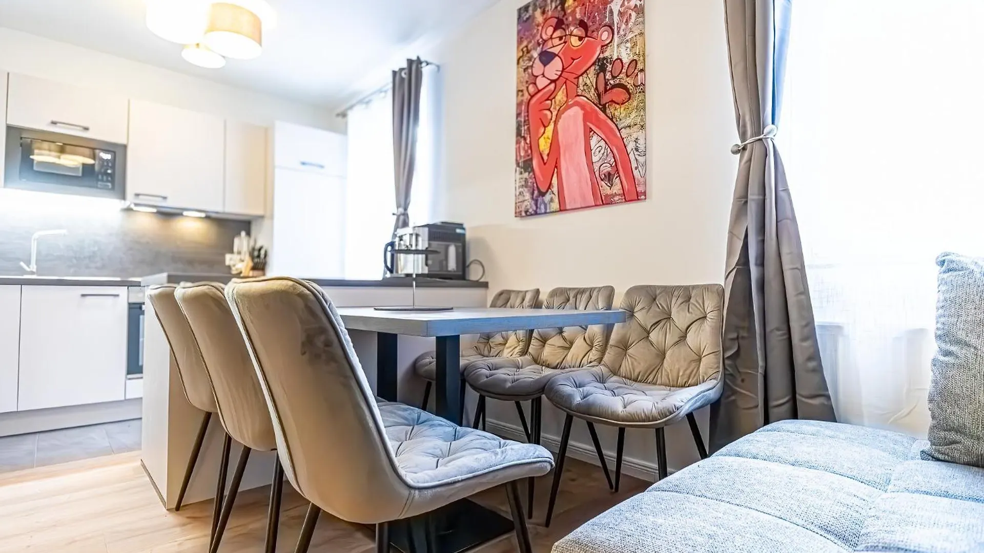 Charming 1Br And 1Lr Apt Modern Design Donaustadt Wiedeń