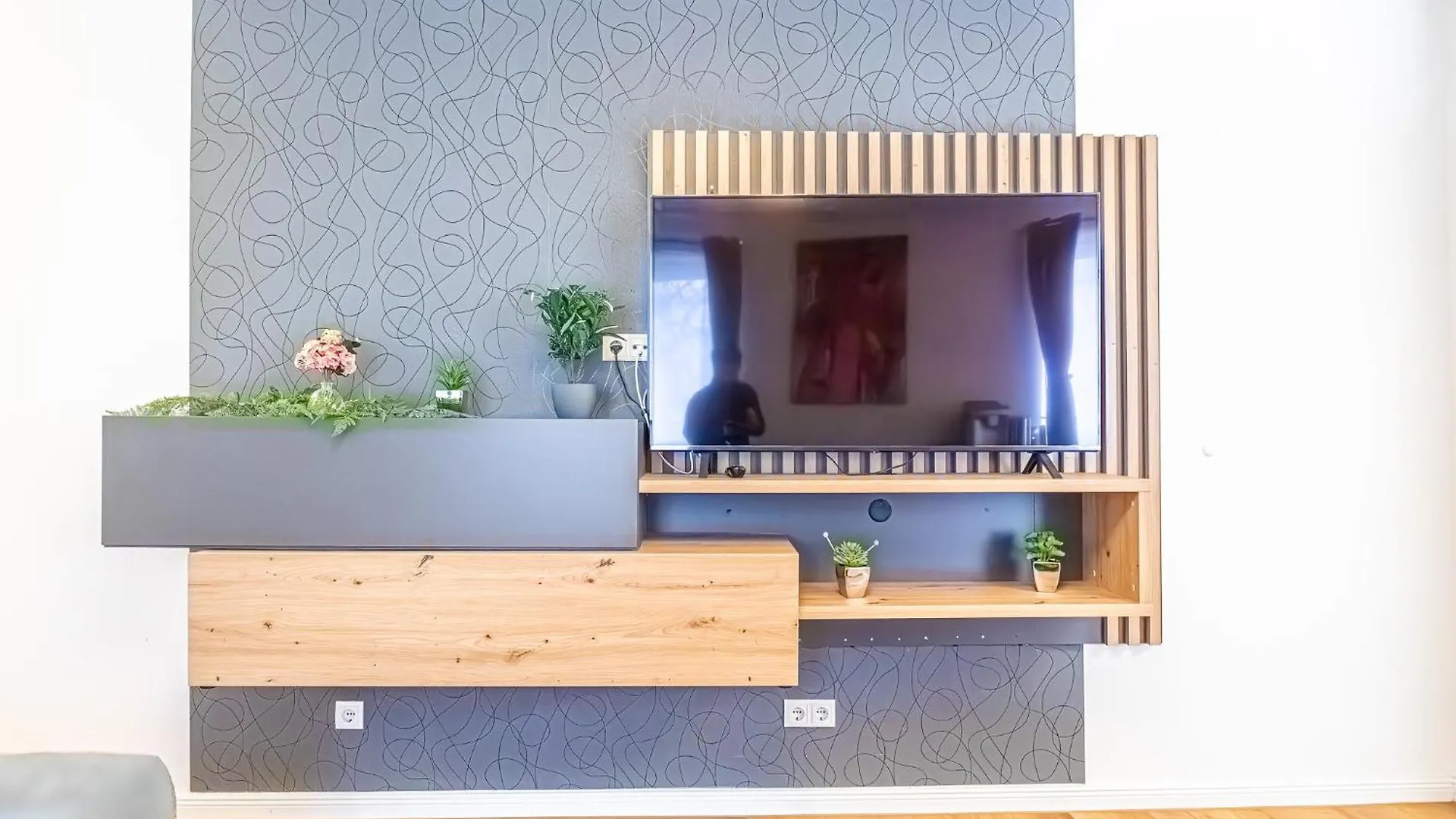 Apartament Charming 1Br And 1Lr Apt Modern Design Donaustadt Wiedeń