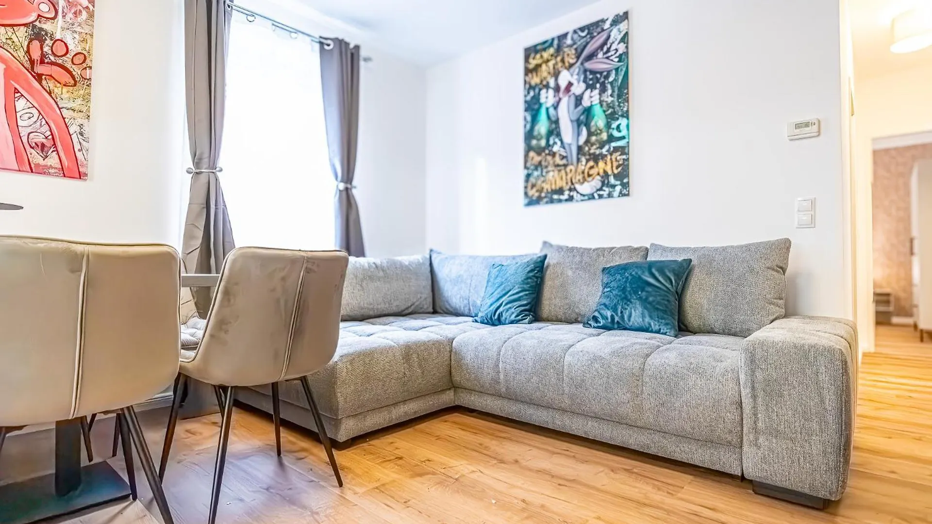 Charming 1Br And 1Lr Apt Modern Design Donaustadt Wiedeń 0*,  Austria
