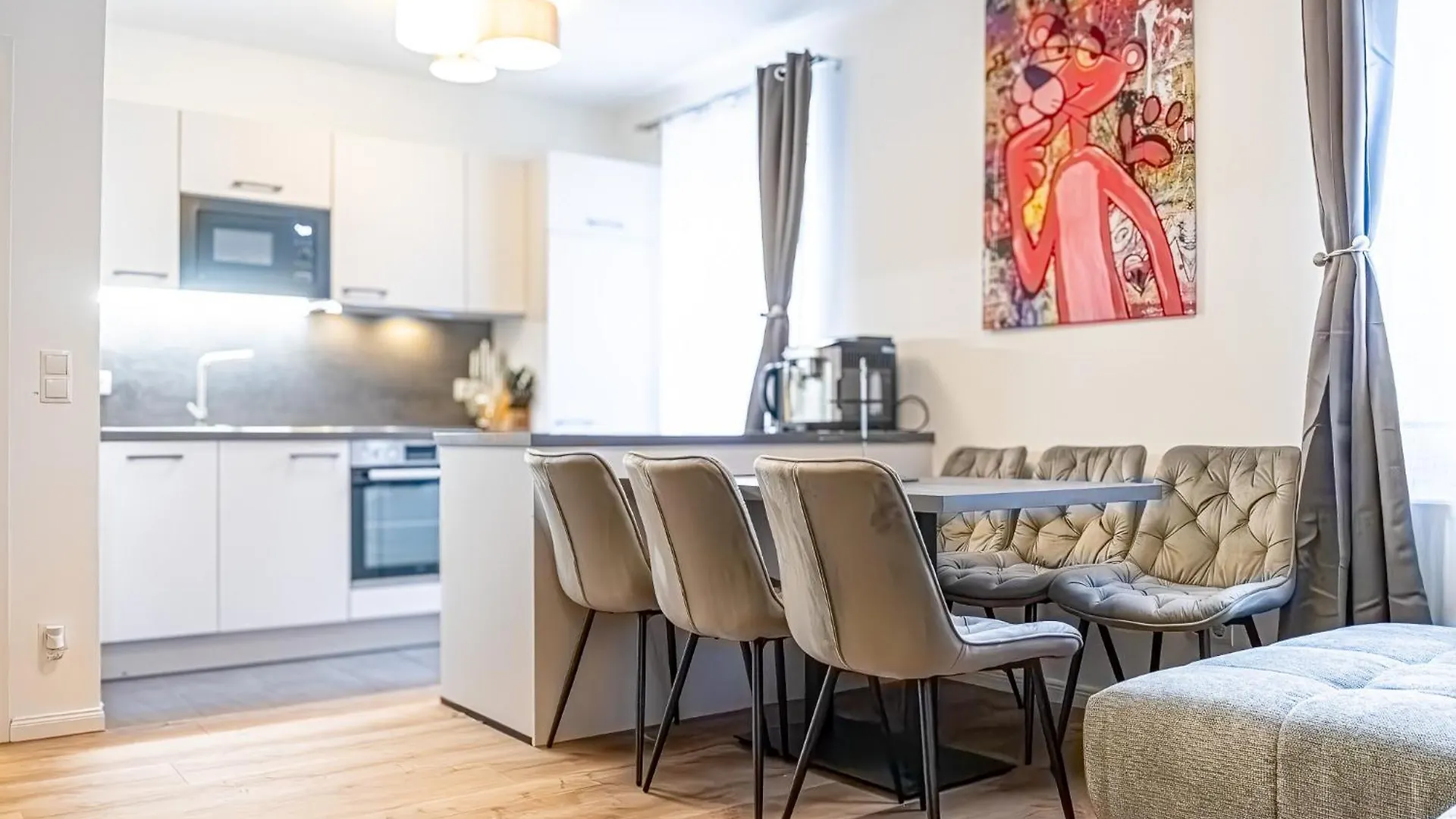 Charming 1Br And 1Lr Apt Modern Design Donaustadt Wiedeń Apartament