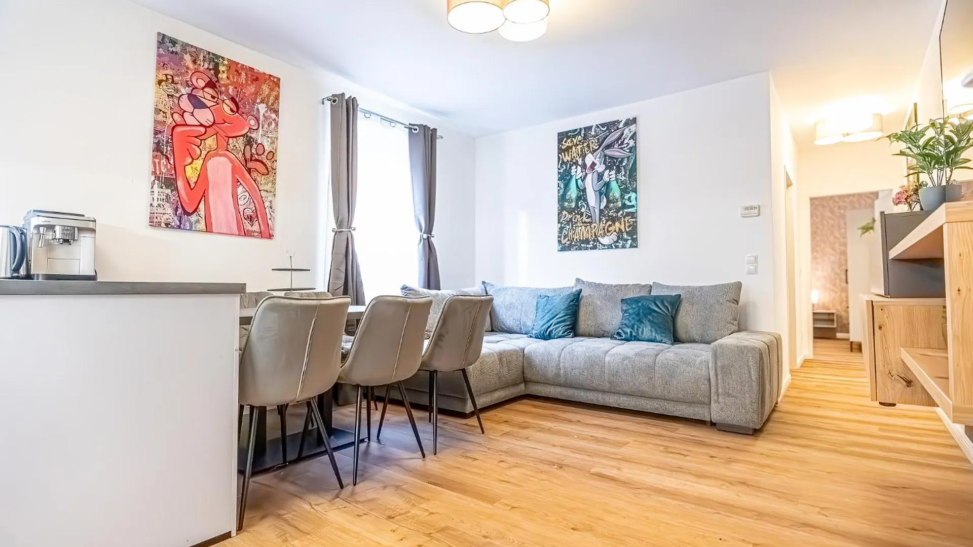 Apartament Charming 1Br And 1Lr Apt Modern Design Donaustadt Wiedeń Austria