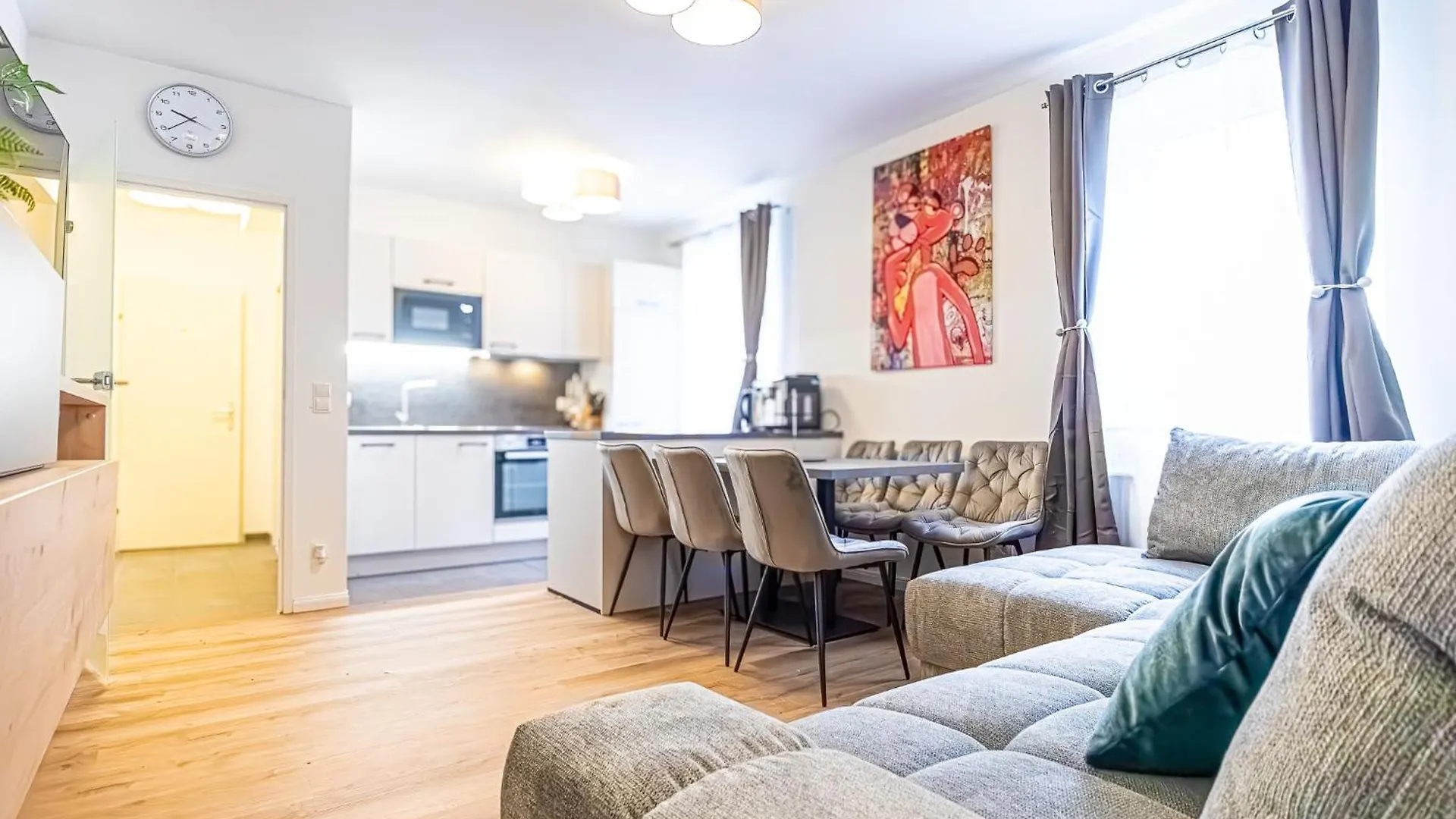 Charming 1Br And 1Lr Apt Modern Design Donaustadt Wiedeń 0*,