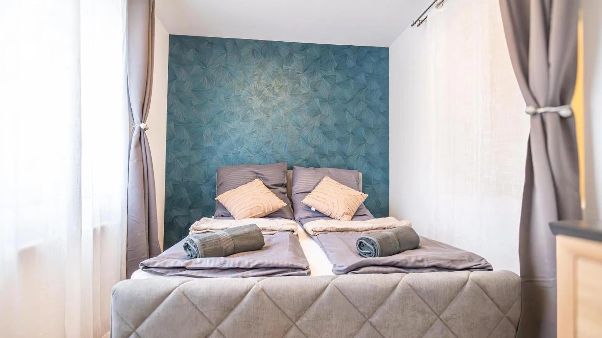 Charming 1Br And 1Lr Apt Modern Design Donaustadt Wiedeń 0*,
