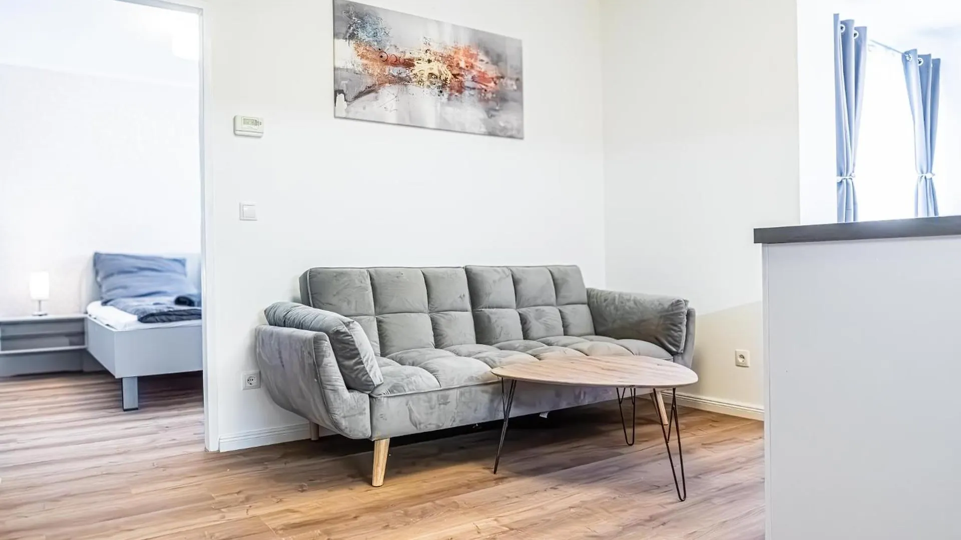 Charming 1Br And 1Lr Apt Modern Design Donaustadt Wiedeń Austria