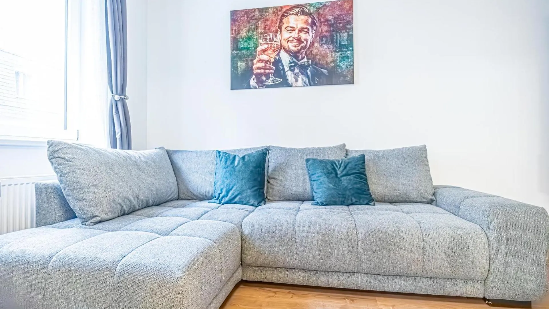 Charming 1Br And 1Lr Apt Modern Design Donaustadt Wiedeń Apartament