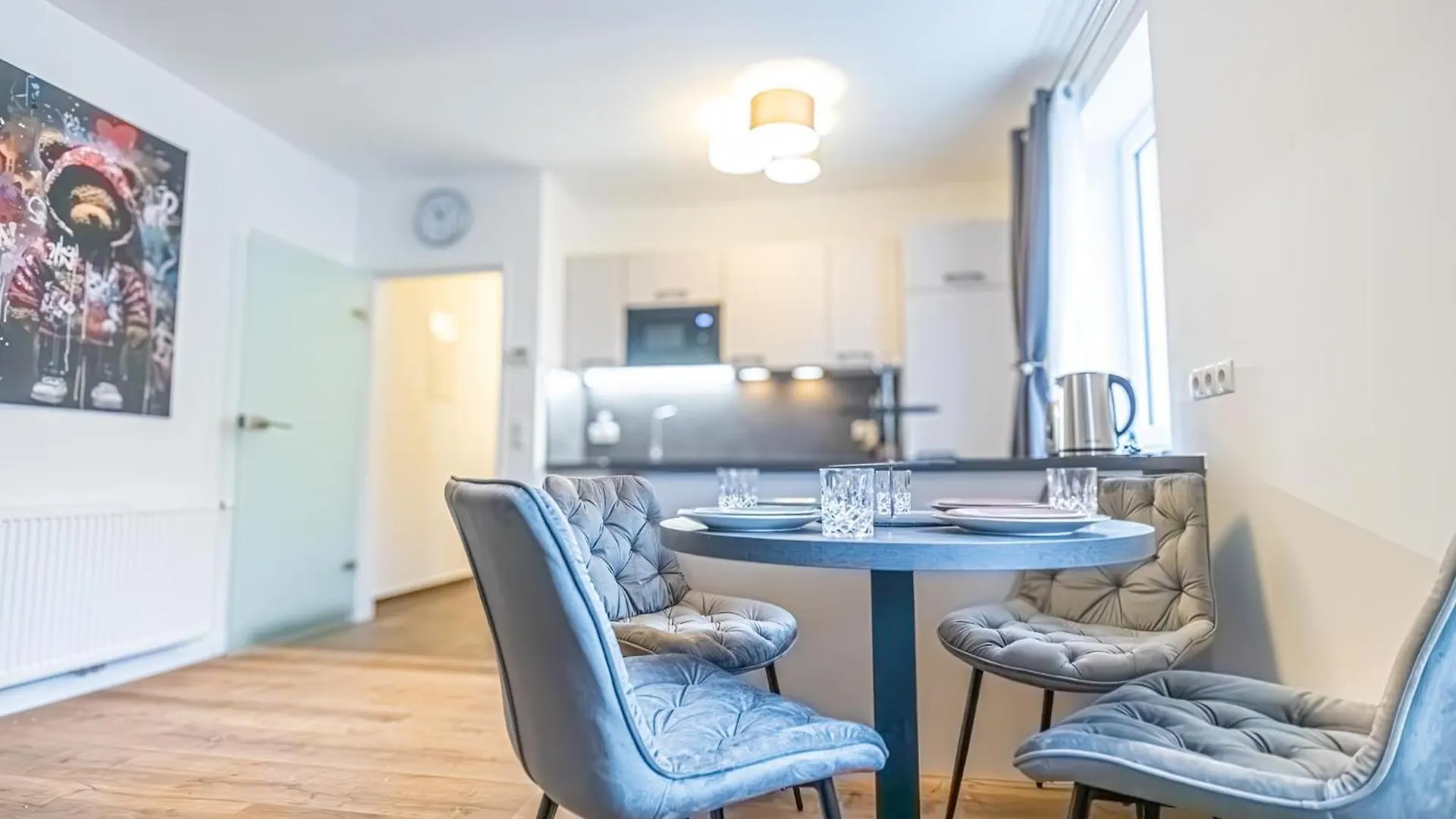 Charming 1Br And 1Lr Apt Modern Design Donaustadt Wiedeń Apartament