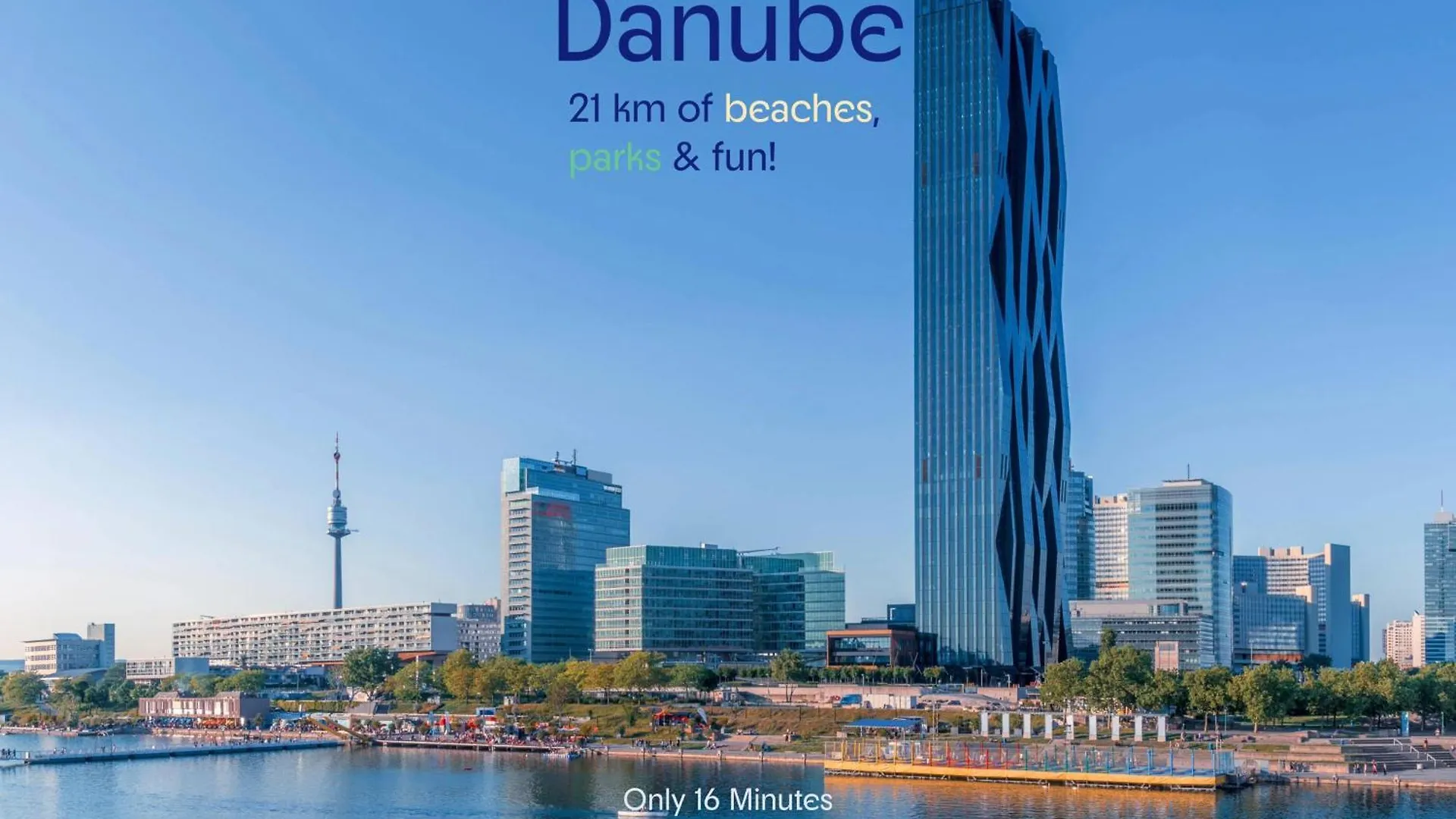 Apartament Charming 1Br And 1Lr Apt Modern Design Donaustadt Wiedeń